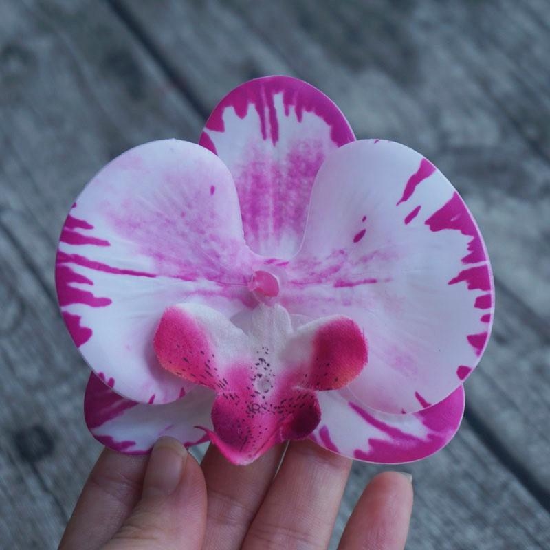 8,5 см заколка для волос в виде орхидеи для женщин, заколки для волос с искусственными цветами, милые аксессуары для волос для свадебной вечеринки, подарки