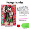Disney Mickey Mouse pearl painting handmade diy pearl art painting vibrant pop art simple living room hanging painting decoration