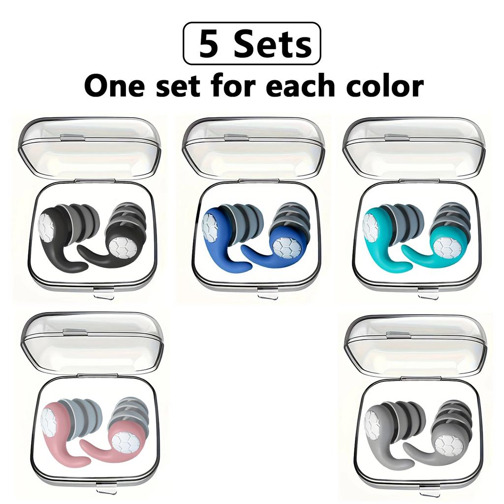 HUAK 1 пара мягких силиконовых берушей - Шумоподавляющие, Удобная посадка, для сна, плавания, создания тихой обстановки