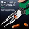 Многофункциональные плоскогубцы для снятия изоляции и проверки напряжения Складной инструмент электрика из нержавеющей стали с обнаружением провода под напряжением/нейтрального провода