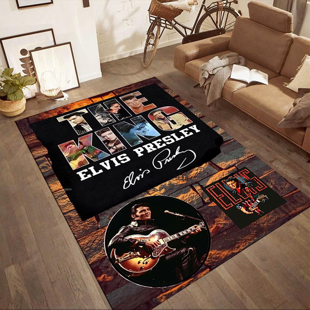 Elvis Carpet Perfect For Bedrooms Study Room Living Rooms Decorate Room Antislip Rug Anime Office Decor Spiritual Gift