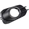 Front Bumper Fog Lamp Light Bezel Grille Cover Cap With Chrome Fit For VW Tiguan 2012 2013 2014 2015 2016 2017 2018, Replace for 5N0853666H (Right