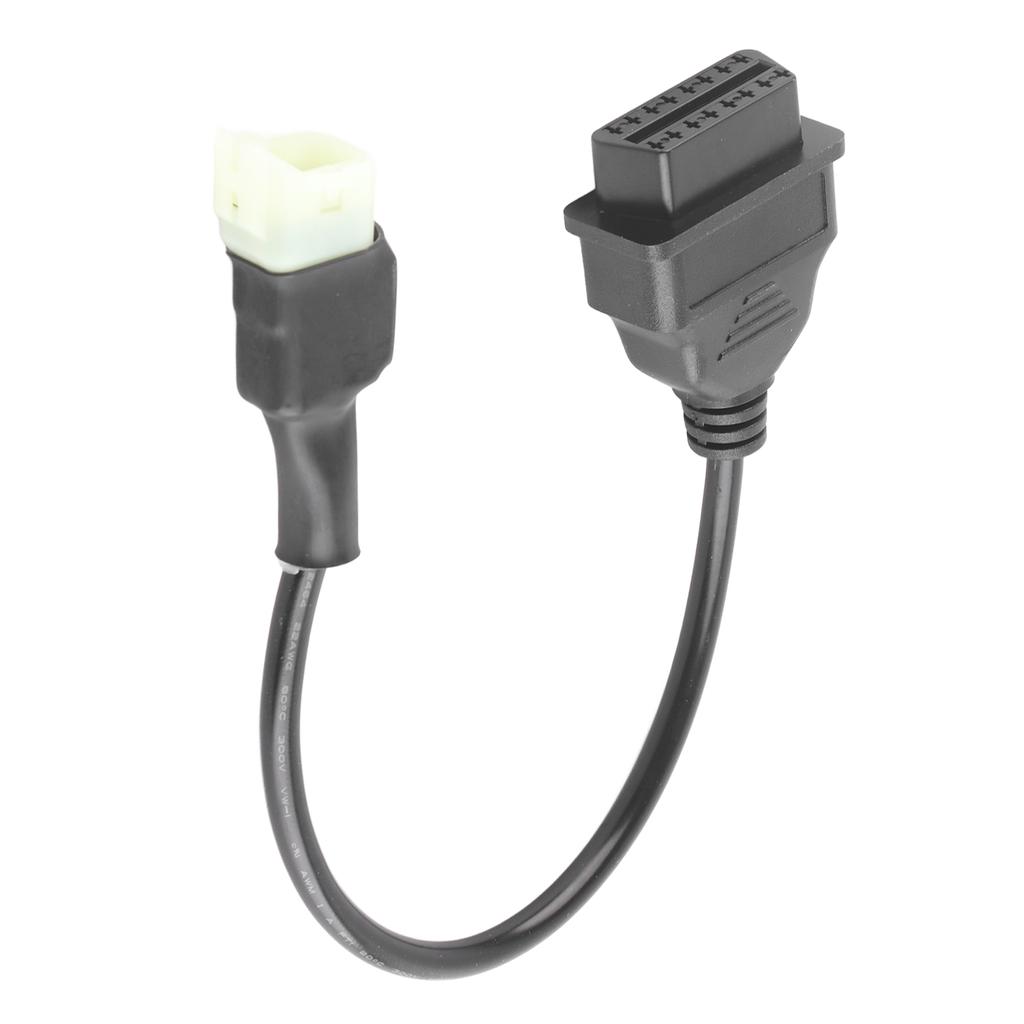 Диагностический адаптер OBD2 на 4-контактный кабель для мотоцикла, детали для обнаружения неисправностей, подходит для мотоциклов или аналогичных