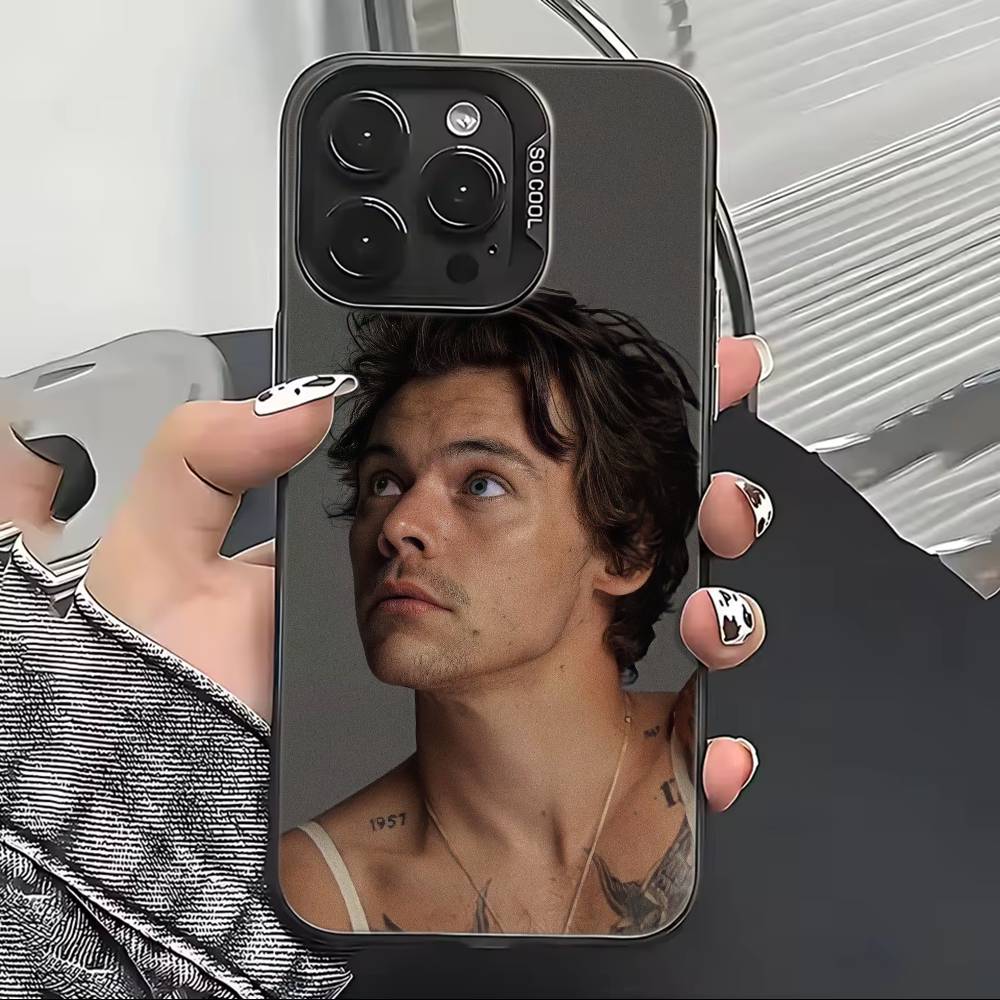 Чехол для телефона H-HaRRy Music S-Styles для iPhone 17,16,15,14,13,12,11 Plus,Pro Max,XS,Цветной Серебристый Черный Чехол