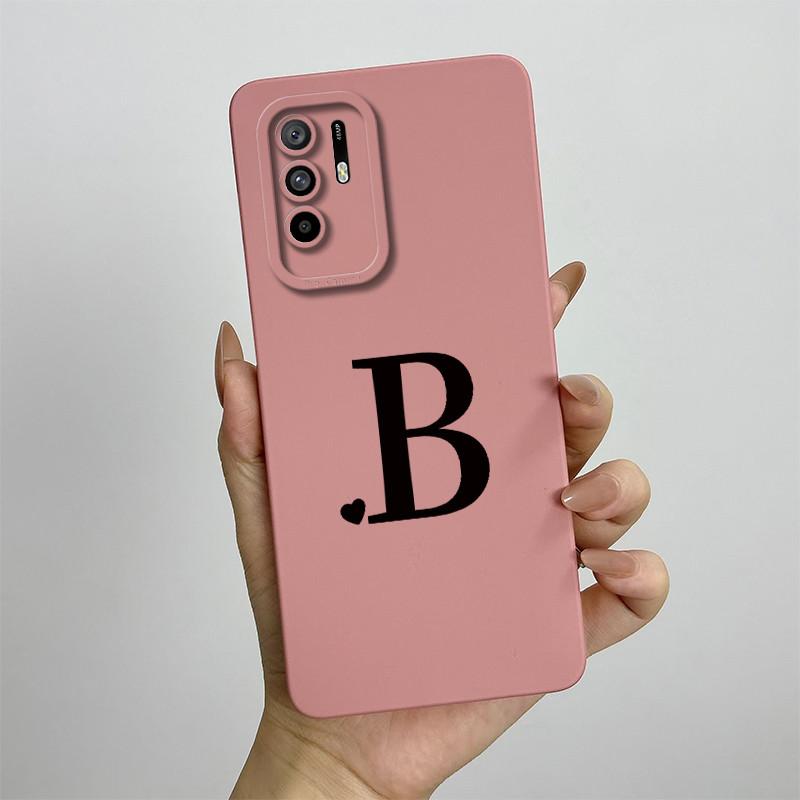 Для oppo A94 5G Чехол OPPO Reno5z Reno 5z F19 Pro Plus Милые Буквы Квадратный Чехол для Телефона CPH2211 CPH2211 Ударопрочная Задняя Крышка