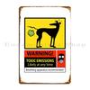 Toxic Emissions Hazard Sign Metal Sign Designs Poster Wall Decor Funny PaintingTin Sign Poster