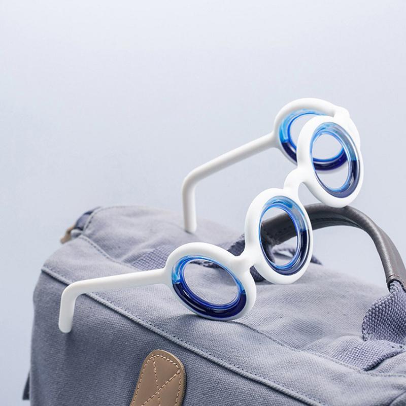 Anti-Sickness Glasses Without Lens Anti Vertigo Glasses Detachable Lightweight Supplies For Old Adults Children Outdoor Travel