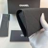 Chanel Черный Стеганый Тканевый Футляр для Очков