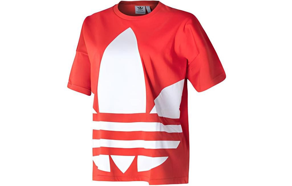 adidas Оригинальная женская красная футболка LRG GI1133