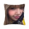 Kpop Style Cool Girl Lisa Pillow Case Vintage Pillow Cover Comfy Pillowcases For Living Room Sofa
