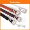 Womens Pu Leather Belt With Pin Buckle For Business Casual And Denim Styles