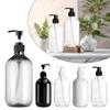 Bathroom Shampoo Conditioner Container 1PC 500ml Soap Dispenser Bottle Portable Shampoo Pump Bottle Soap Lotion Container