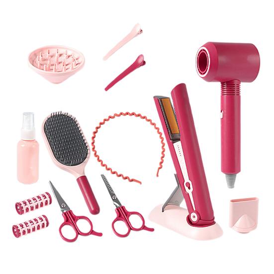 Игровой набор для девочек «Парикмахерская» Набор для укладки волос с феном