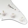 Musiclily Pro SE SSS Strat Prewired Pickguard Staggered Alnico 5 Single Coil Pickup для электрогитары ST Stratocaster White 3P,