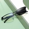 Mens Photochromic Reading Glasses Business Eyewear Color Changing Far Sight High Definition Presbyopia Eyeglasses