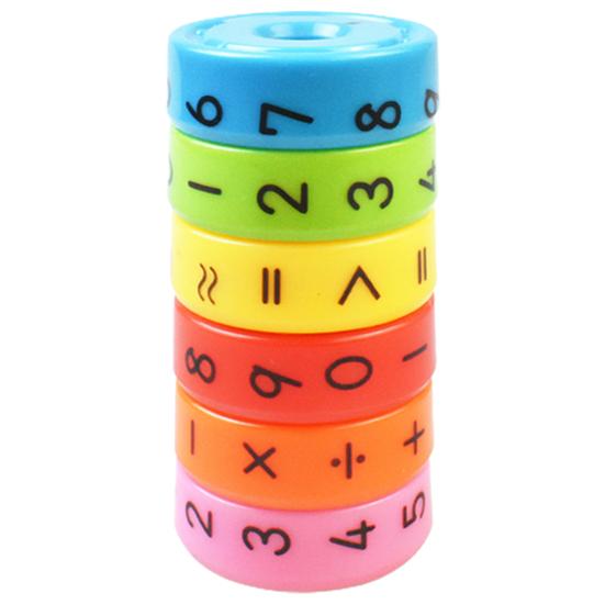 Магнитный цветной обучающий куб для изучения арифметики, развивающая игра, яркие цвета, счет, подарок для детей, математика, цифры, головоломка, куб, образовательная игрушка