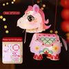 Dancing Lion Chinese New Year Lantern Cartoon Horse New Year Hanging Lantern  Spring Festival