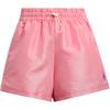 Шнуровка Низкая посадка Свободный крой Три четверти Повседневные шорты Женские шорты Розовый JF6633