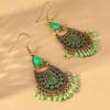2 шт. женские серьги-подвески с длинными кисточками из рисовых бусин в стиле бохо, персонализированные аксессуары для отпуска