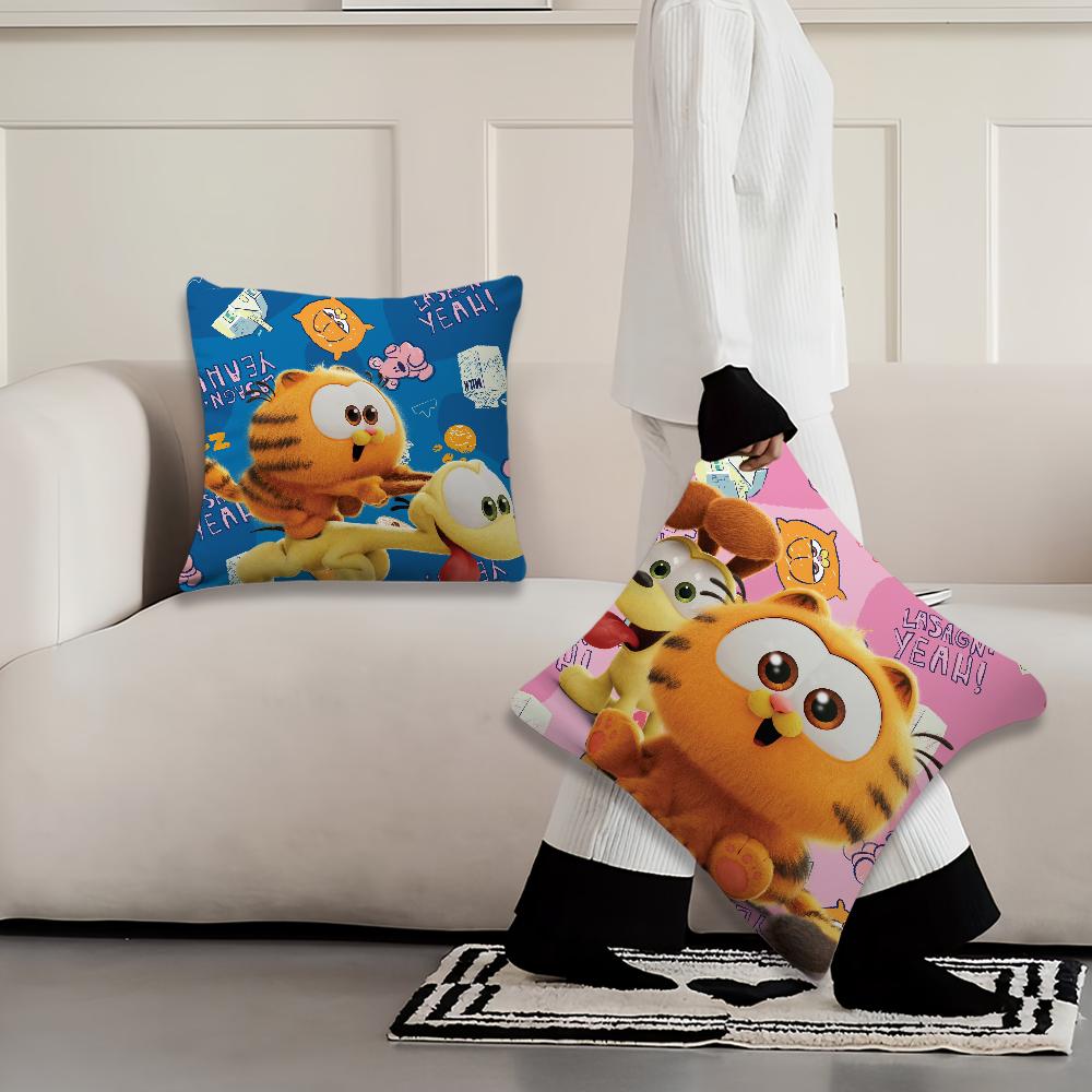 Cartoon G-Garfield-ES cute cat cushion cover Pillow Case Pillowcase Soft Skin Friendly & Comfortable with a Hidden Zipper