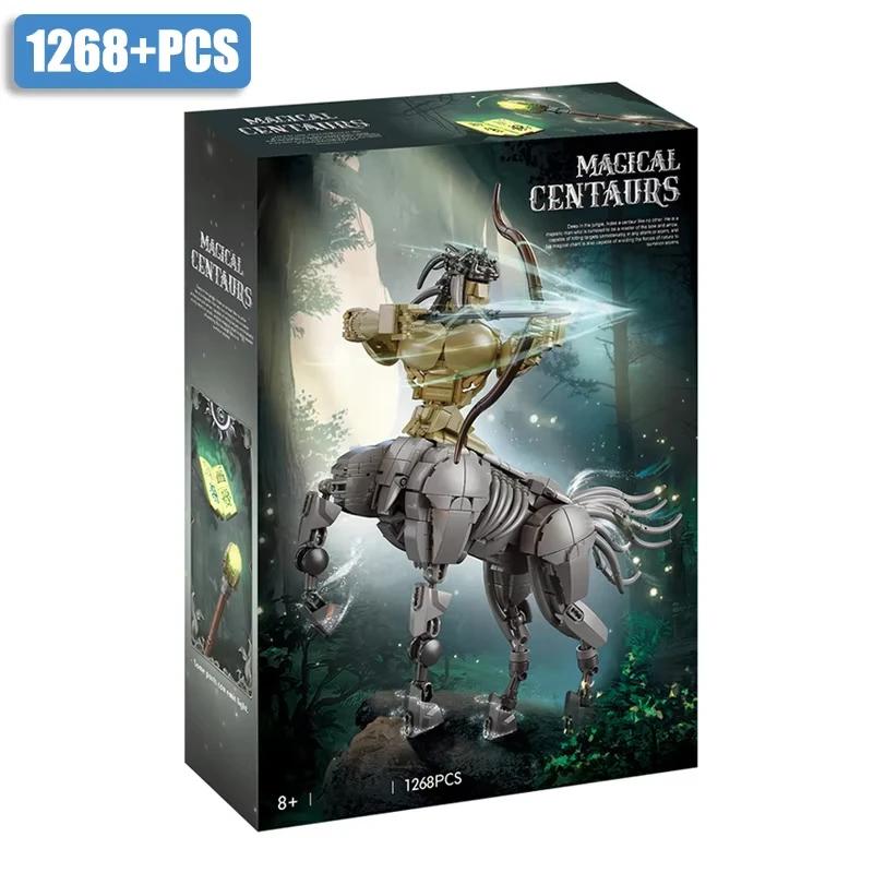 1456PCS Centaur Archer Building Blocks Magic Centaur Model Bricks Desktop Ornaments Children's Educational DIY Toys Holiday Gift