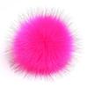 Faux Women Diy Raccoon Fur Pom Poms Ball For Knitting Beanie Hats Accessories