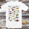 Dinosaur Names Planet Universe T Shirt B657