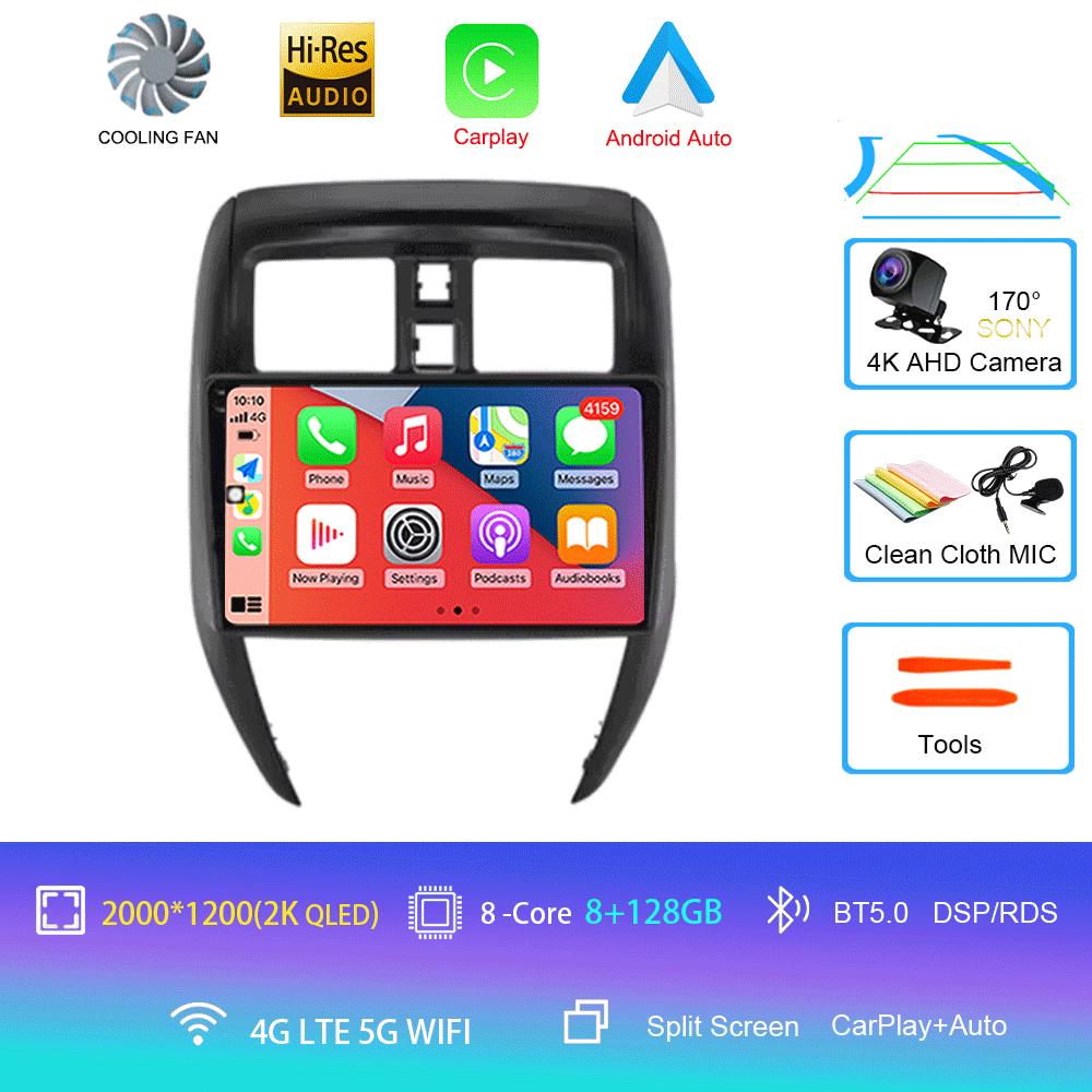 Android Car Radio Video Player для Nissan Versa sedan 2015-2019 GPS-навигация Carplay Auto Stereo Player WIFI 4G DSP 360 камера