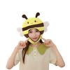 Головной убор Edostree, косплей, головной убор, пчела, плюшевая игрушка, рождественский Хэллоуин, школьный фестиваль, костюм для фотосессии, товары для вечеринок, унисекс MFMZ-01