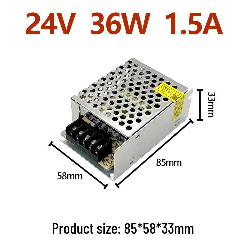 Импульсный источник питания 220 В на 24 В постоянного тока 15 А со светодиодным дисплеем, трансформатор 5 В/12 В