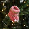 Плюшевая ткань Подвесное украшение Мини Мини Обувь Орнамент Подвеска на елку Праздничный Домашний Декор