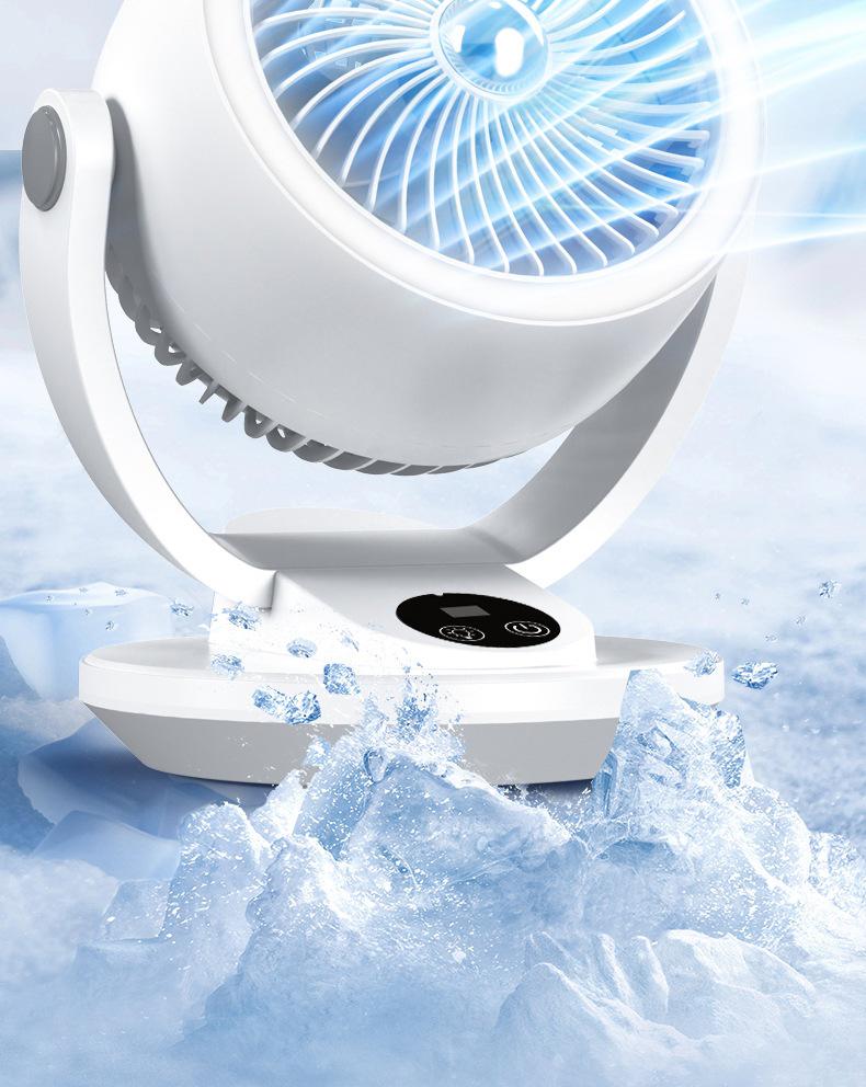 High-Power Silent Desktop Fan for Dorms and Offices