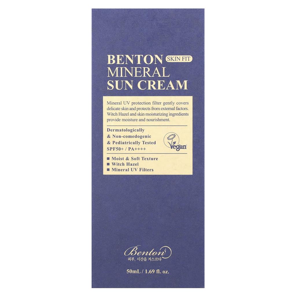 Минеральный солнцезащитный крем Skin Fit, Spf 50/Pa++++, 50 мл(1,69 жидких унций)