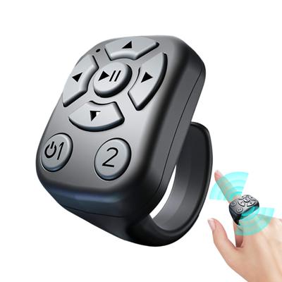 Беспроводное кольцо-пульт на палец Bluetooth Скроллер Перелистыватель страниц Кликер Для телефона Кнопка селфи Контроллер для мобильных