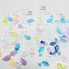 100 Pcs Mini Shiny Goldfish Ocean Aurora Nail Rhinestones Resin DIY Sea Series Nail Jewelry  Ladies