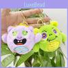 Cute Soft Plush Monster Keychain Bag Charming Accessory For Keyrings And Gifts