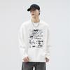 Heavy Long-sleeved T-shirt In Autumn New Loose Graffiti High Street Round Neck Bottoming Shirt