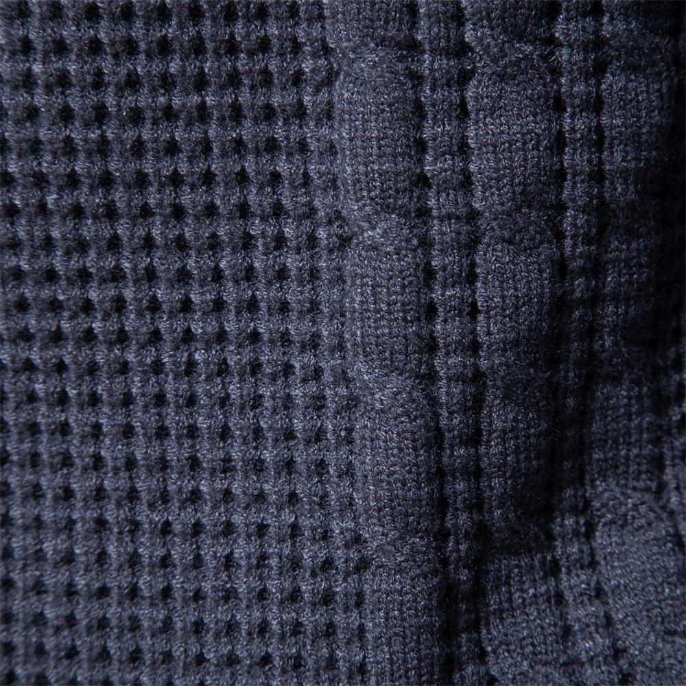 2023 New Warm Men's Pullovers Sweater for Fall and Winter with Solid Color and Soft Material Casual Classic Sweater Men