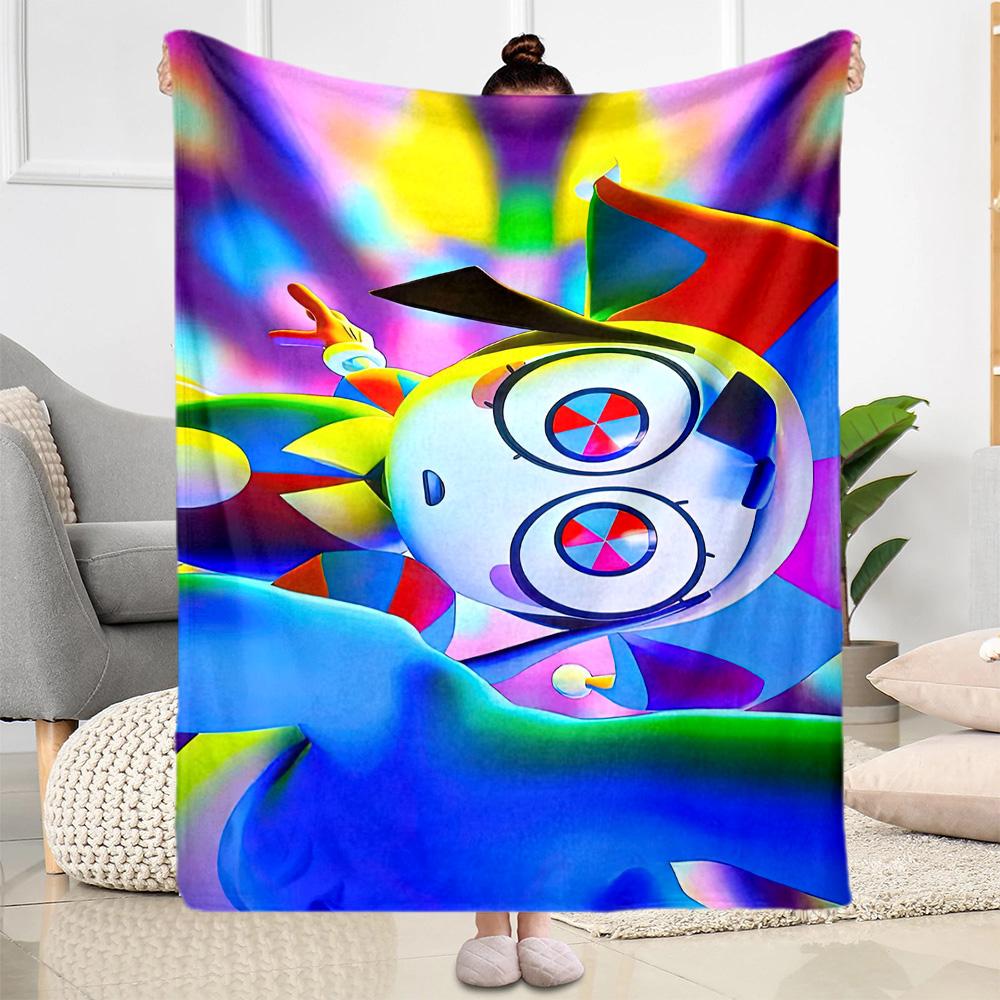 Digital Circus Blankets are suitable for living rooms,making them an ideal choice for outdoor travel and gifts.