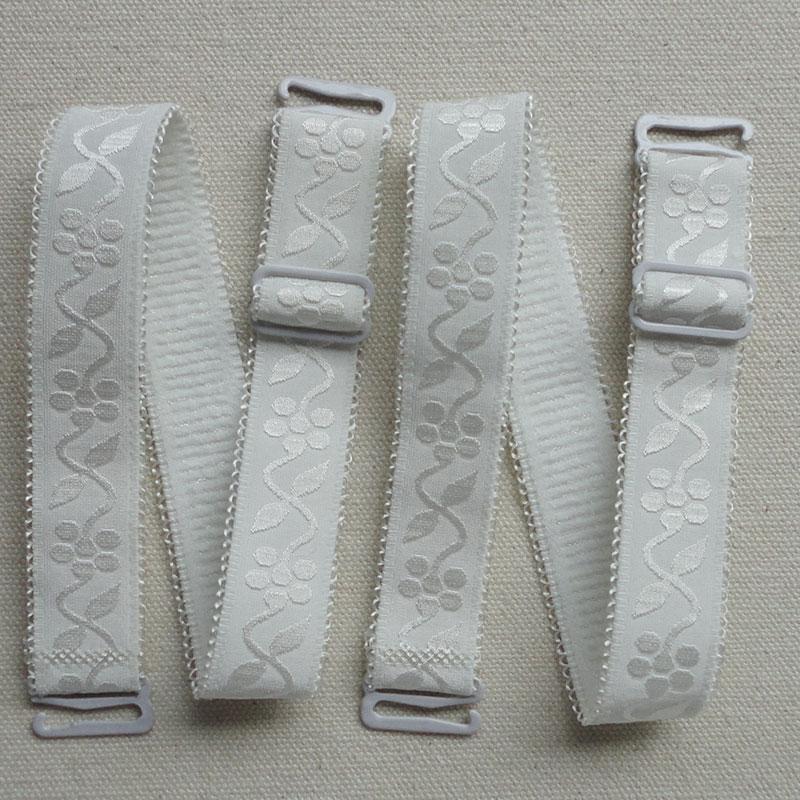 Эластичный нижнее белье ярких цветов, кружевной эластичный ремень для бюстгальтера шириной 1,5 см, мягкий и удобный женский ремень для бюстгальтера