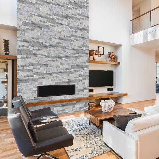 14Pcs/Set 3D Wood Grain Водонепроницаемая плитка Наклейка DIY Дом Комната Пол Стена Декор