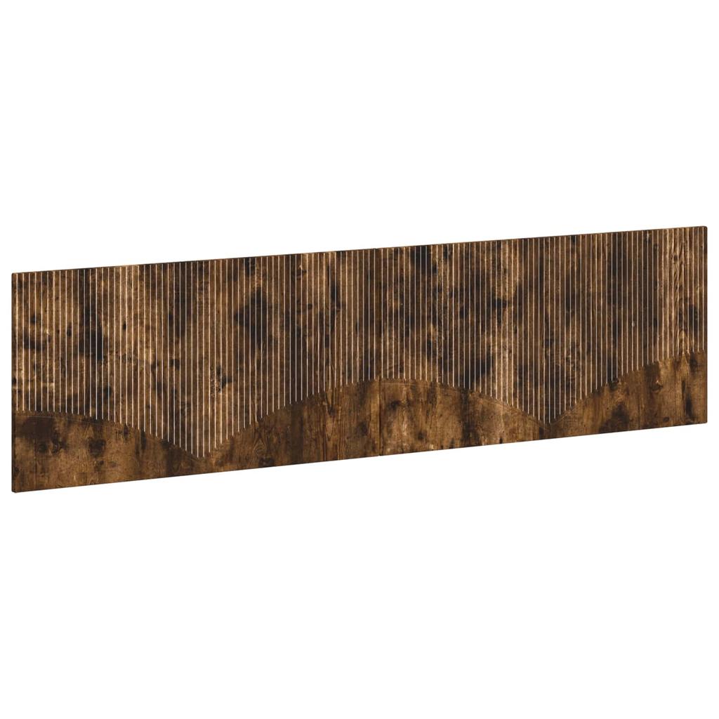 Wall Mounted Headboard HOORN Smoked Oak Engineered Wood