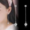 The Same Long Earrings for Women, Tassel Zircon Earrings, Anti-allergic Earrings, Versatile