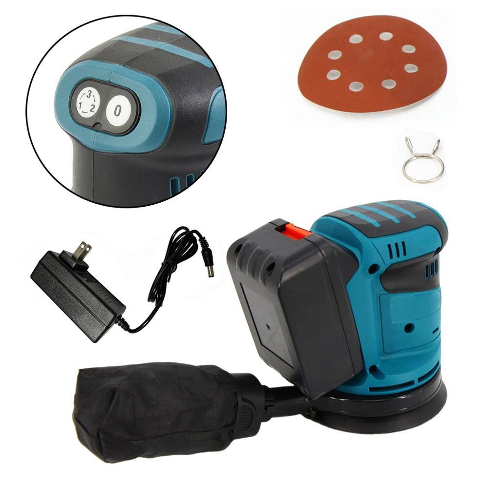 Электрическая полировальная машинка диаметром 125 мм поставляется с мешком для пыли