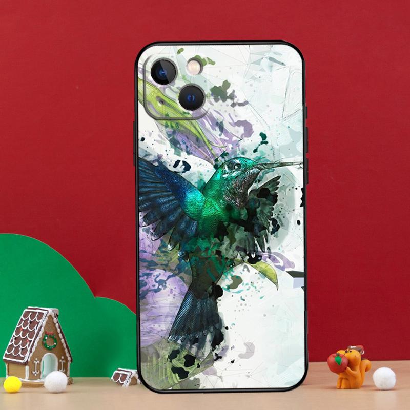 Чехол Колибри для iPhone 15 12 14 Pro Max 11 13 Mini Plus XR X XS Max Задняя крышка телефона