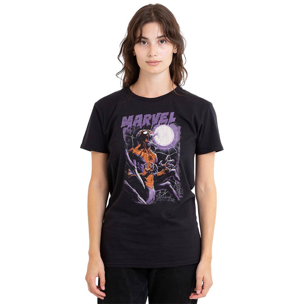 Halloween Womens/Ladies Spider-Man Roar T-Shirt