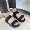Daddy Sports Sandals Women's Ins Tide 2025 New Summer Student Platform Roman Beach Women's Sandals