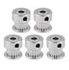 5 Pcs 2GT 5mm   8mm 20T Aluminum Alloy Gear Synchronous Timing Belt Pulley for 3D Printer