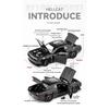 1/24 Dodge Challenger Hellcat Redeye Металлическая литая модель автомобиля Игрушка-украшение с высокой степенью детализации Звук и свет Оттянуть назад Праздничные подарки