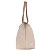 Longchamp Le Pliage 28 Сумка-тоут 'Пельмень' на молнии с кнопкой, с длинными ручками, женская, цвет бумаги 2605089P71